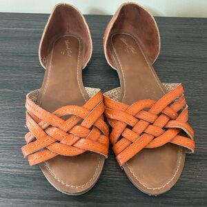 Universal Thread Braided Leather D'Orsay Sandals